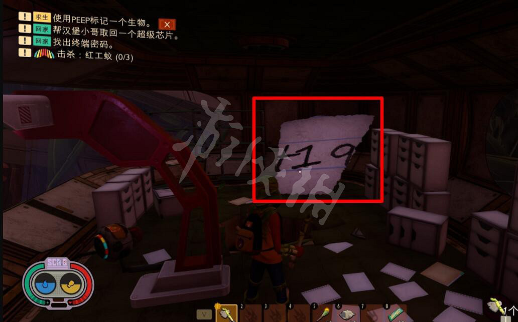 《微小世界生存戰》樹籬實驗室密碼位置分享 樹籬實驗室晶片怎麽拿？