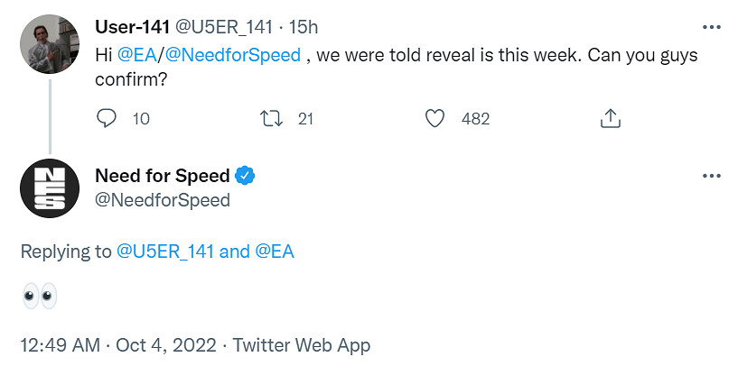 《極速快感》新作於本周公布？官方就看看不說話！