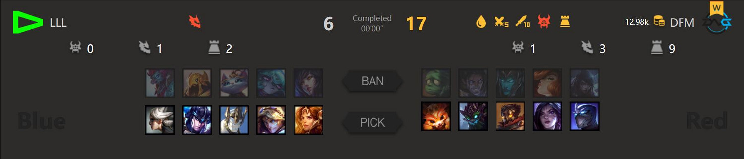 英雄聯盟S12淘汰賽首日 DFM碾壓之勢擊敗LLL晉級！