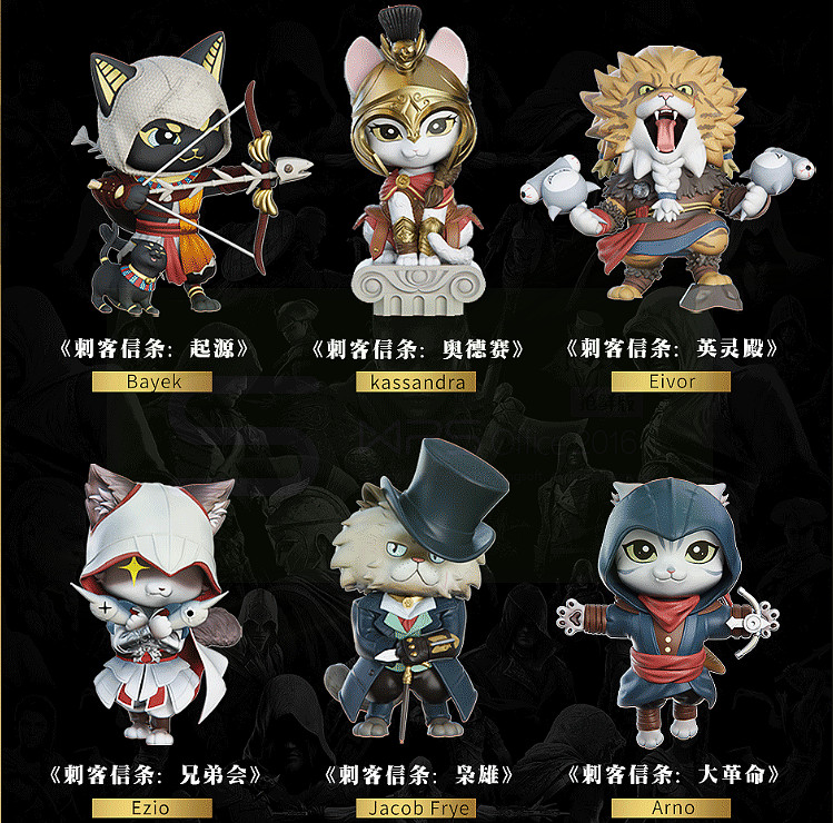 貓奴必備!育碧“刺客喵條”Q版手辦公布 艾吉奧實物圖 貓奴必備!育碧“刺客喵條”Q版手辦公布 艾吉奧實物圖