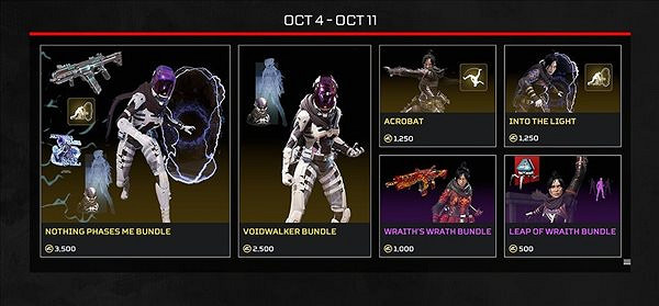 《Apex英雄》萬聖節特賣 限時模式“暗影大逃殺”開啟 《Apex英雄》萬聖節特賣 限時模式“暗影大逃殺”開啟