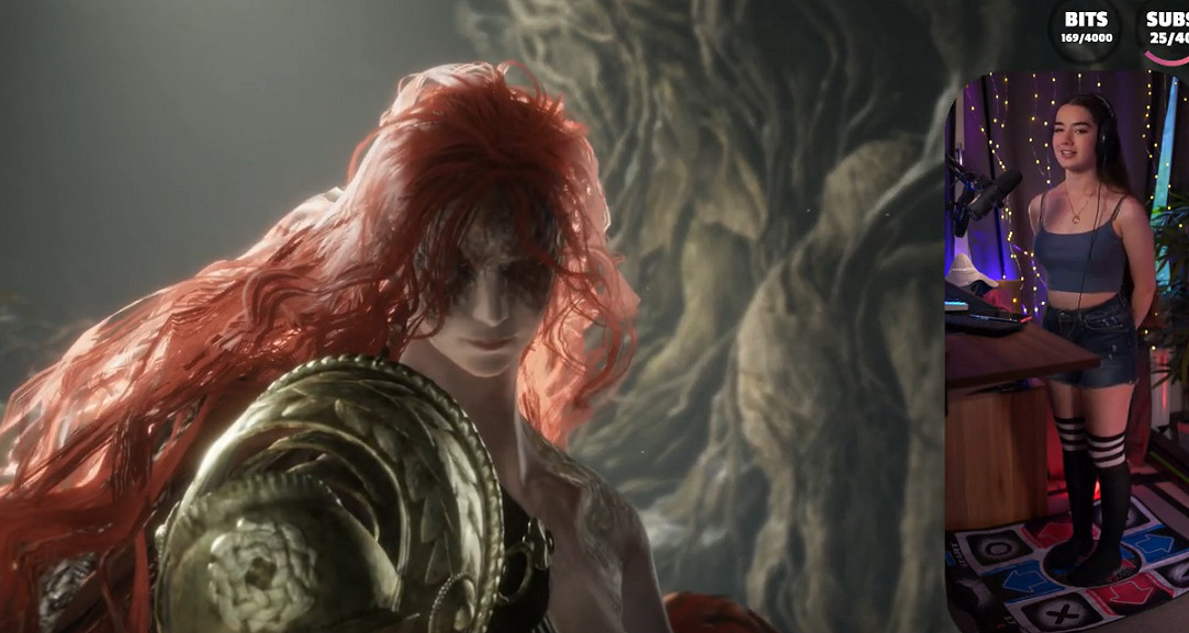 1級女舞神!女主播再用跳舞毯擊敗《艾爾登法環》女武神 1級女舞神!女主播再用跳舞毯擊敗《艾爾登法環》女武神