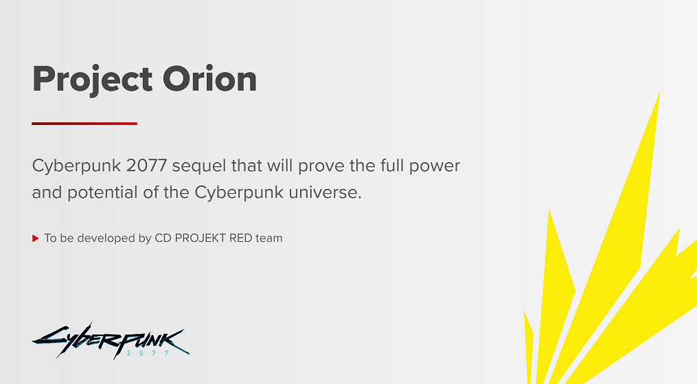 CDPR項目計劃:《2077》續作《巫師》新三部曲確認! CDPR項目計劃:《2077》續作《巫師》新三部曲確認!