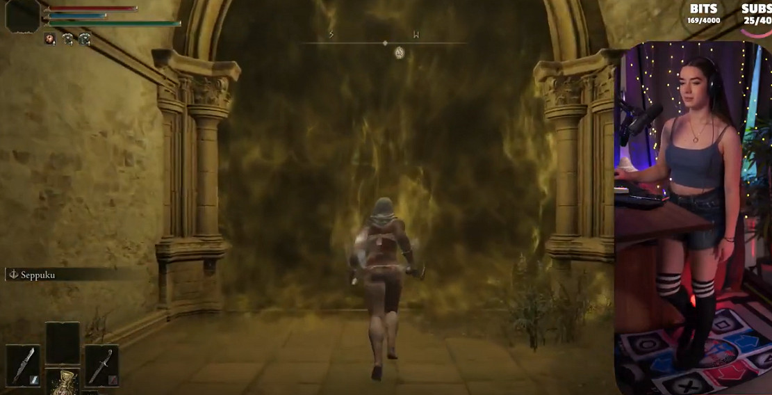 1級女舞神!女主播再用跳舞毯擊敗《艾爾登法環》女武神 1級女舞神!女主播再用跳舞毯擊敗《艾爾登法環》女武神