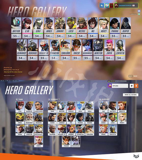 《鬥陣特攻》“歸來”英雄選擇畫面對比 畫面對比介紹