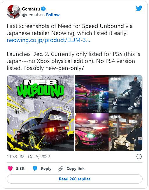 極速快感新作《極速快感:Unbound》情報與截圖泄露! 極速快感新作《極速快感:Unbound》情報與截圖泄露!