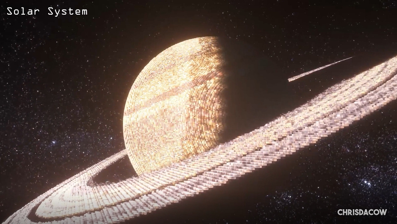 玩家在《當個創世神麥塊》中建造宇宙:構思精巧,星雲絢麗! 玩家在《當個創世神麥塊》中建造宇宙:構思精巧,星雲絢麗!