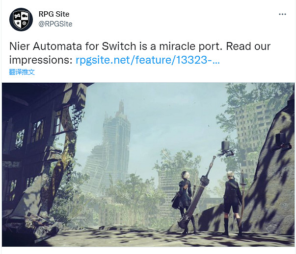 外媒盛讚:Switch版《尼爾》是體驗最佳的主機平台 外媒盛讚:Switch版《尼爾》是體驗最佳的主機平台