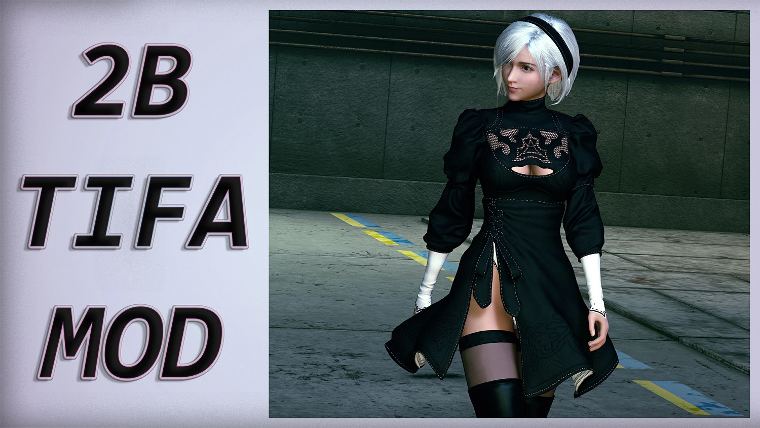 雙廚狂喜!《最終幻想7:重製版》蒂法2B外觀mod 雙廚狂喜!《最終幻想7:重製版》蒂法2B外觀mod