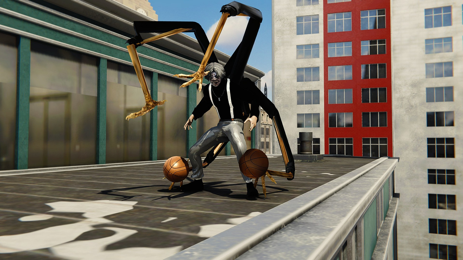 《漫威蜘蛛人》雞你太美MOD：雞械臂打籃球太酷了！