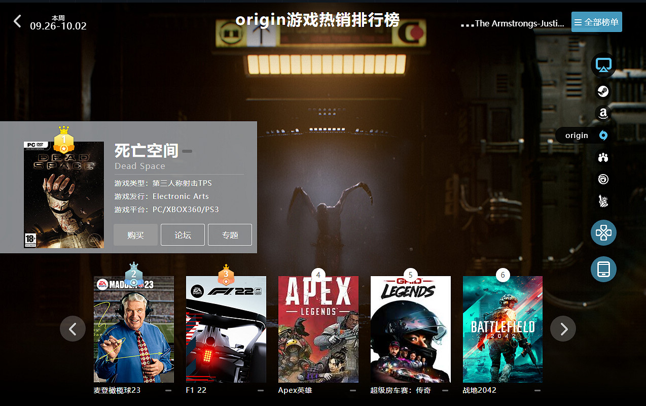 09.26-10.02全球遊戲銷量榜:《FIFA 23》銷量依舊給力 09.26-10.02全球遊戲銷量榜:《FIFA 23》銷量依舊給力