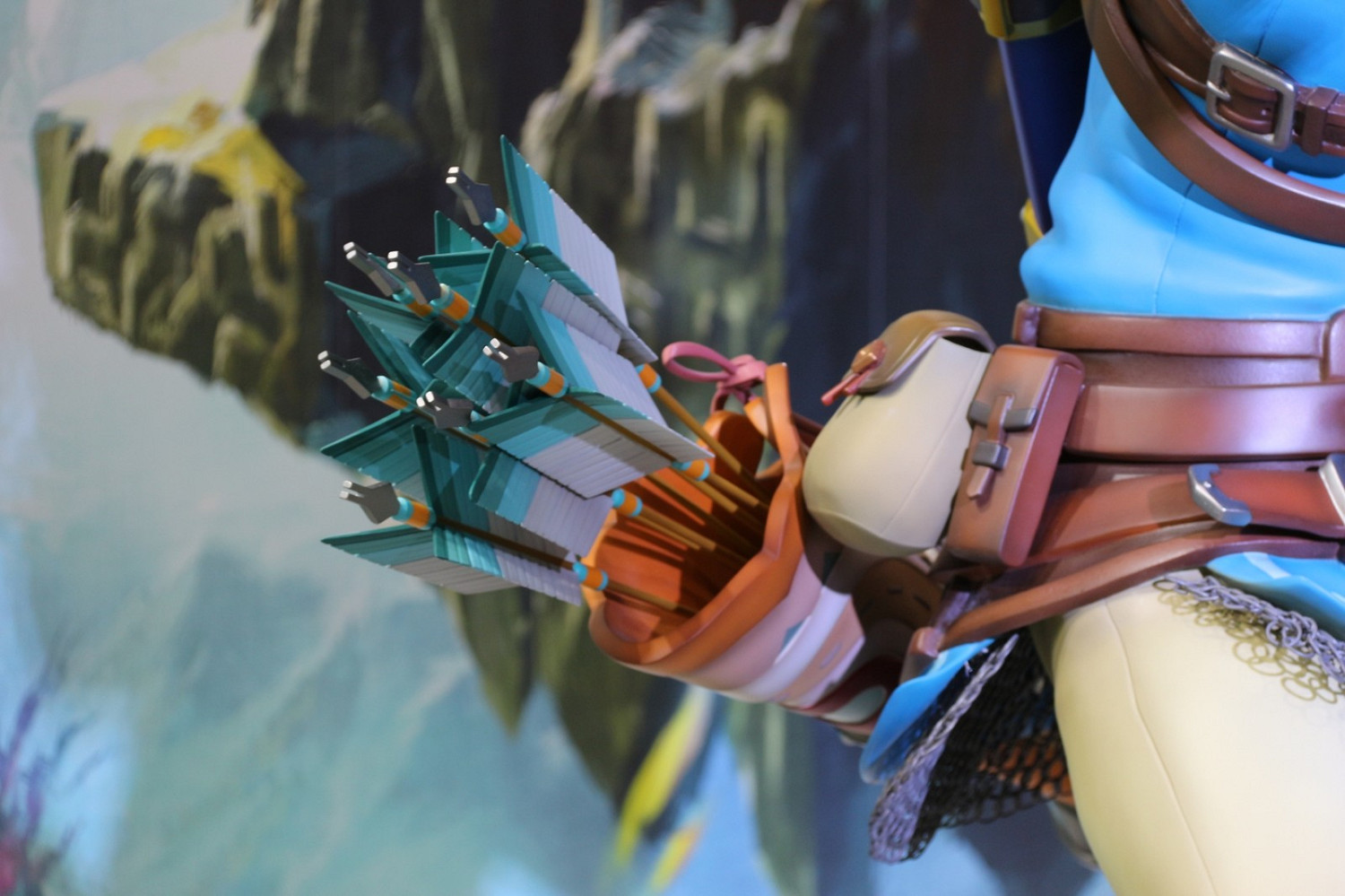 右臂裝備特殊！《塞爾達傳說：王國之淚》林克等身雕像