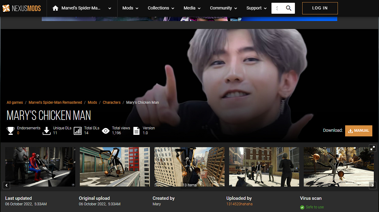 《漫威蜘蛛人》雞你太美MOD：雞械臂打籃球太酷了！