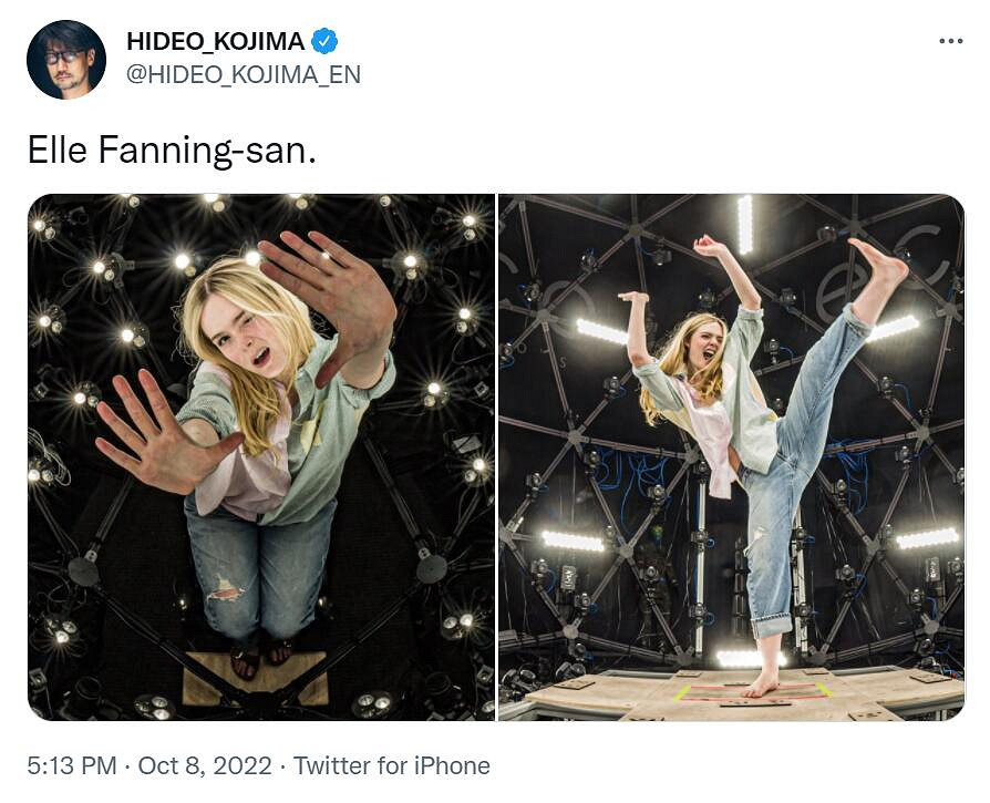 又在&quot;公款追星&quot;？小島秀夫分享新作女主艾麗·範寧美照