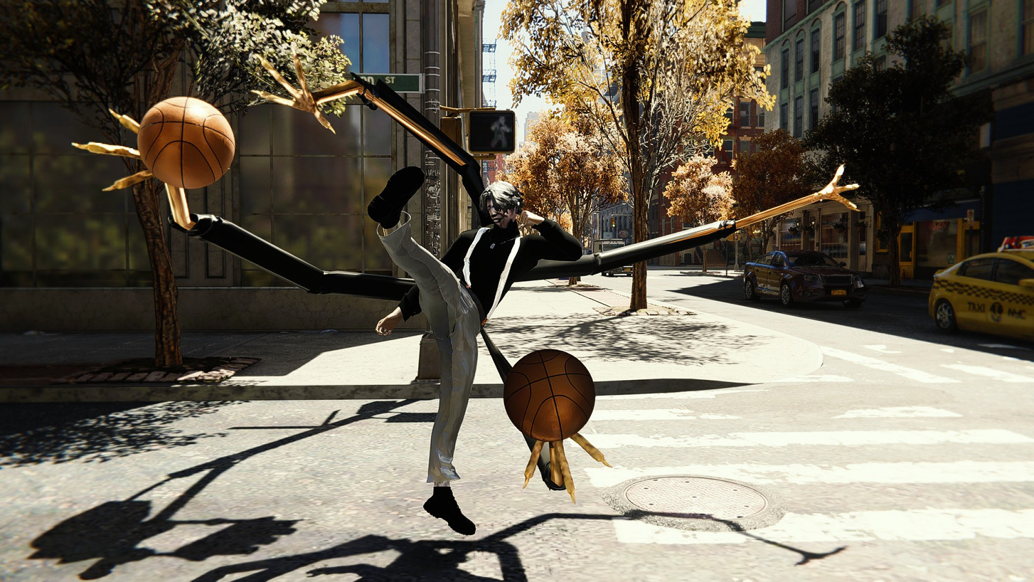 《漫威蜘蛛人》雞你太美MOD：雞械臂打籃球太酷了！