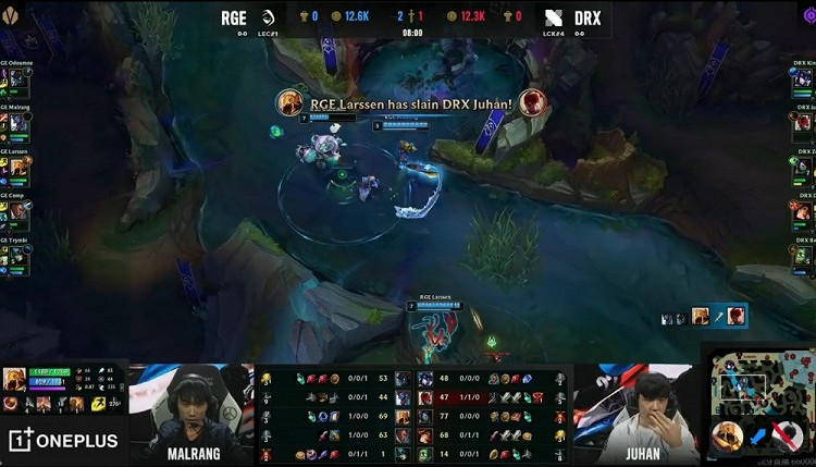 《英雄聯盟》S12小組賽戰報：RGE無解營運戰勝DRX