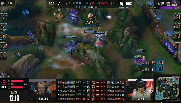《英雄聯盟》S12小組賽戰報：RGE無解營運戰勝DRX