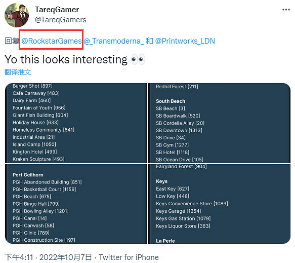 玩家傳播《GTA6》泄露內容並跳臉@R星 慘遭官方拉黑！