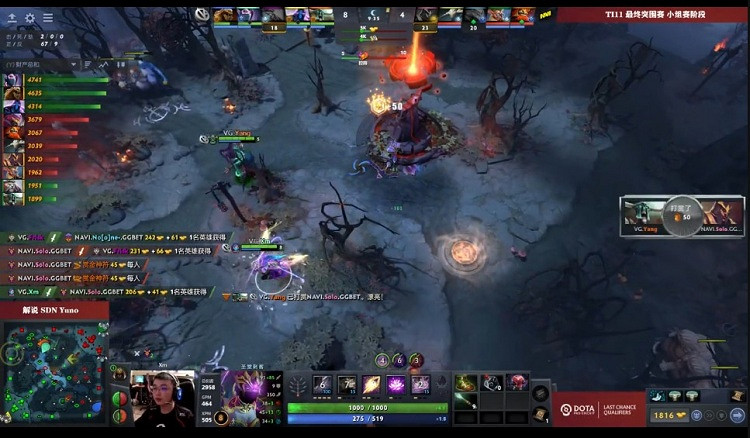 《Dota2》Ti11外卡賽戰報：VG 1-1 NAVI雙方戰平