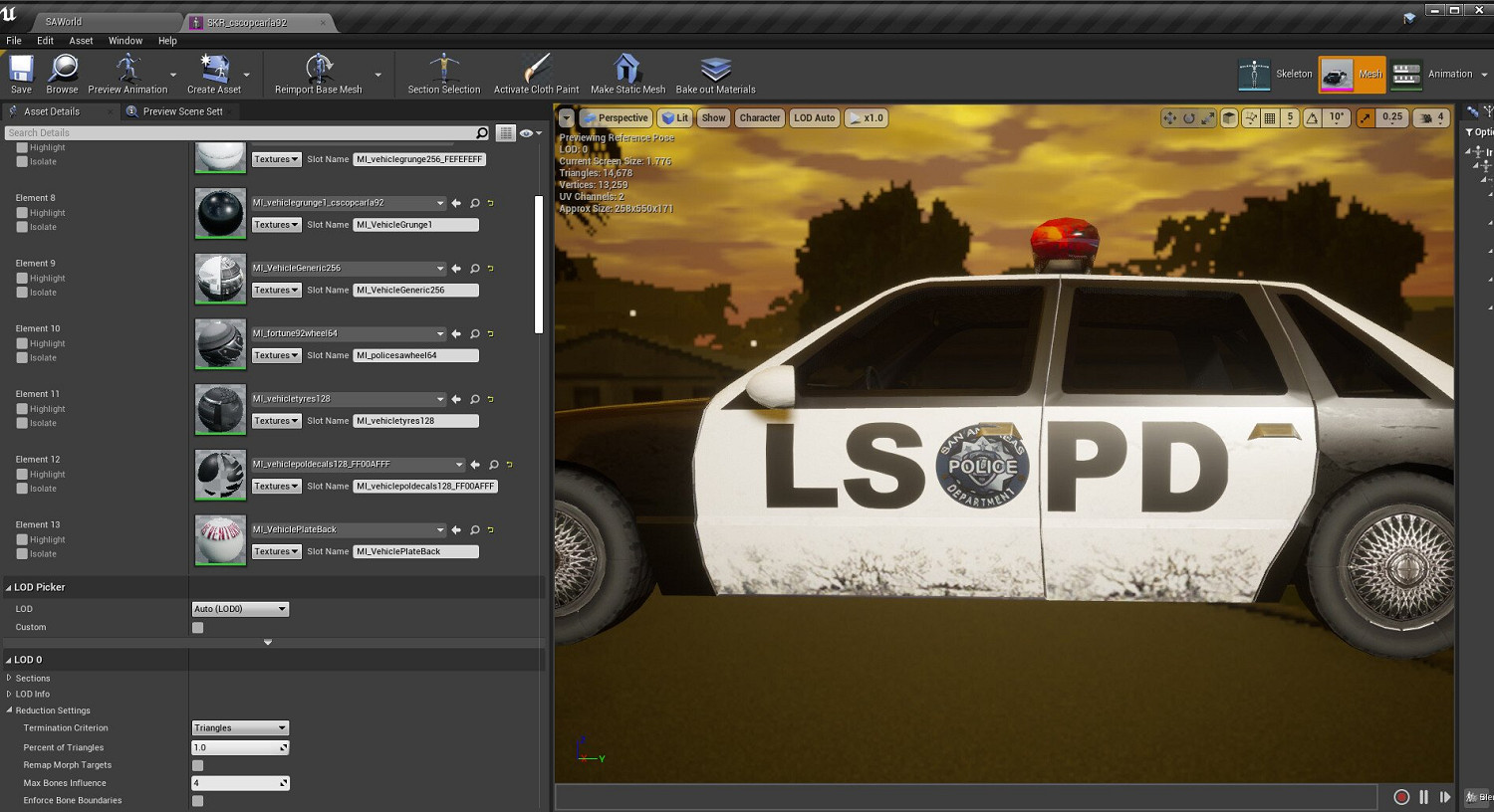 《GTA三部曲》早期遊戲內截圖公開 開發者曬車輛模型