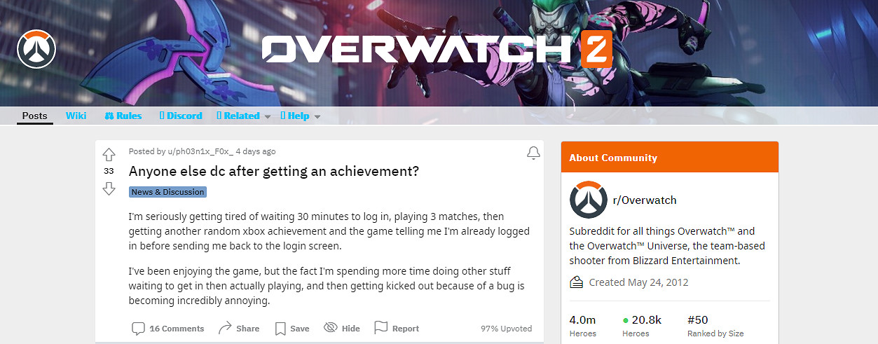 離奇BUG！Xbox通知與《鬥陣特攻》衝突 跳成就會掉線？