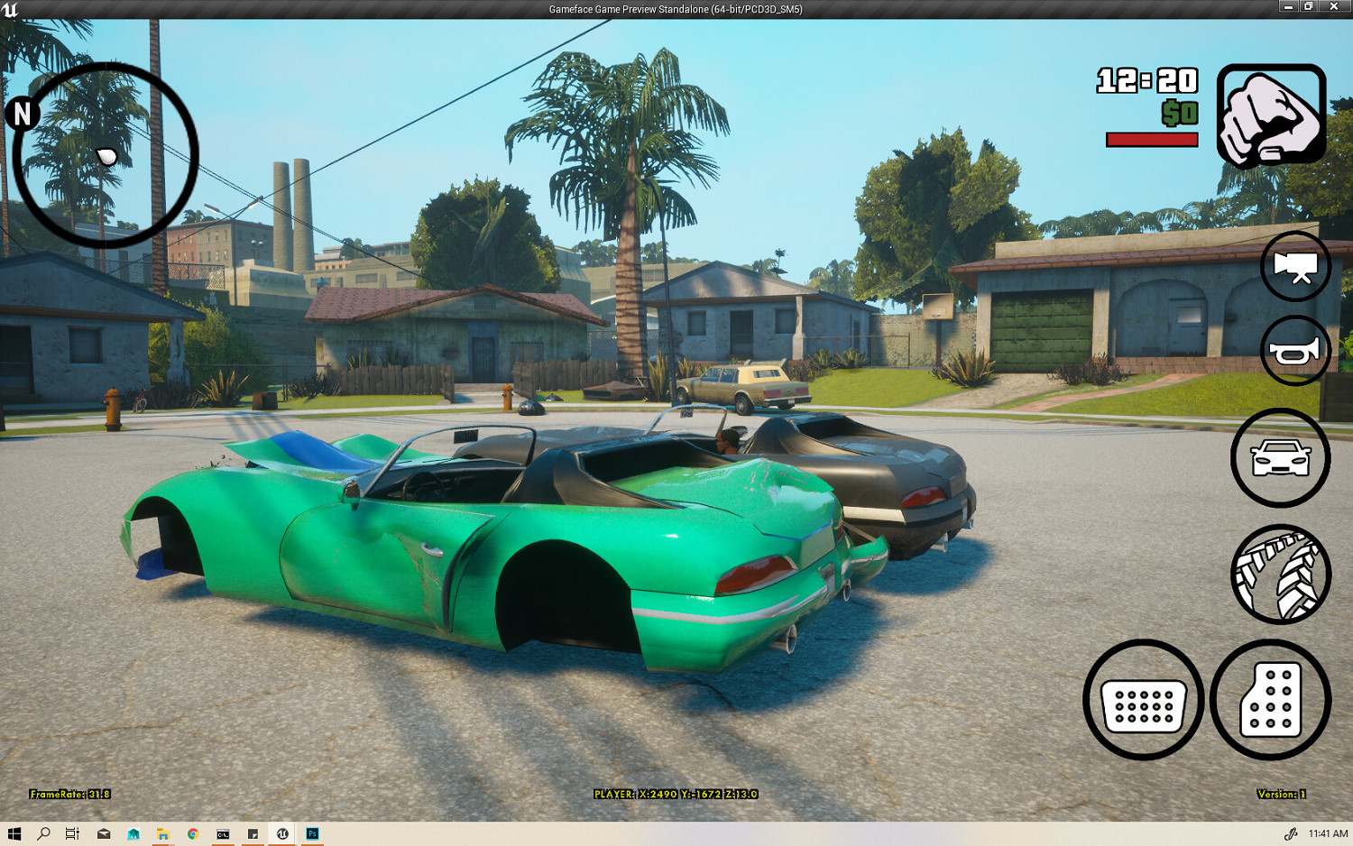 《GTA三部曲》早期遊戲內截圖公開 開發者曬車輛模型