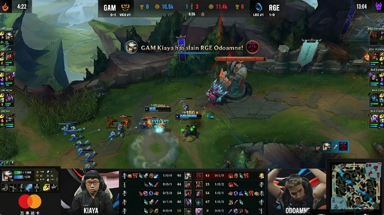 《英雄聯盟》S12小組賽戰報：三殺收尾 RGE戰勝GAM