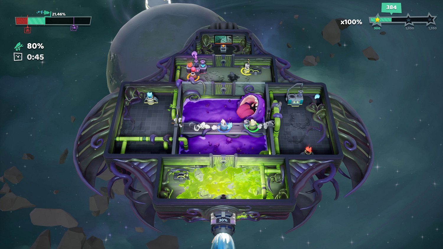 在宇宙中搶修飛船！多人合作遊戲《油盡航行》今日上市