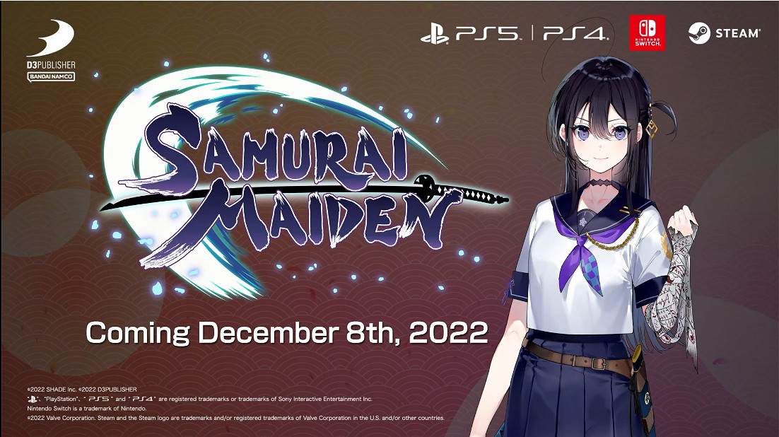 美少女劍鬥新作《武士少女》開場動畫公開 12月發售