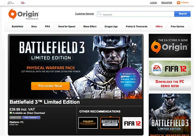 終於有一天 EA 的“爛橘子”平台也壽終正寢了 終於有一天 EA 的“爛橘子”平台也壽終正寢了