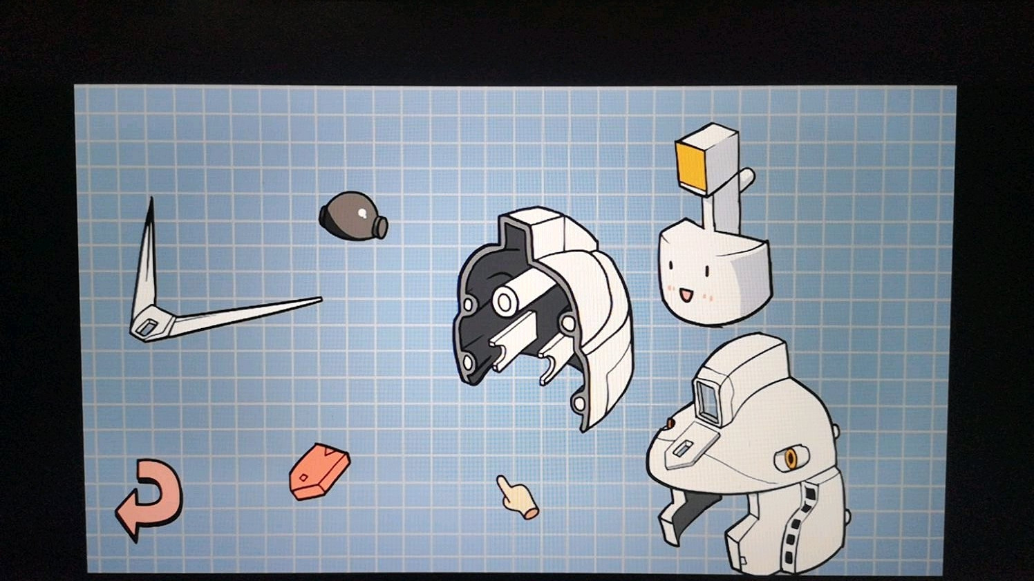 《宅男的人間冒險》高達頭部組裝方法