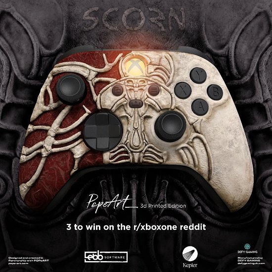 《蔑視》公布Xbox定製手把：3D打印白骨，視覺衝擊！