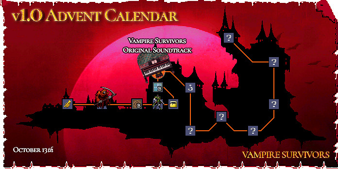 Steam好評如潮《吸血鬼倖存者》1.0版本更新即將上線 Steam好評如潮《吸血鬼倖存者》1.0版本更新即將上線