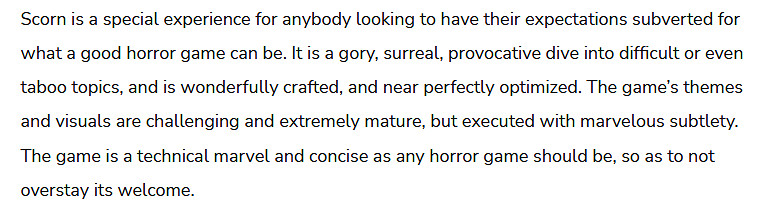 恐怖解密遊戲《蔑視》M站均分72：或許不會太受歡迎