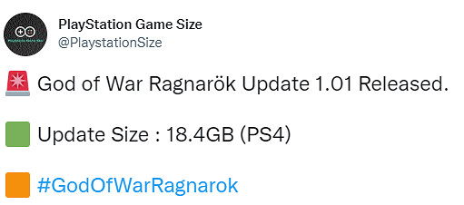 《戰神：諸神黃昏》首日更新檔18.4G！完整遊戲超100G