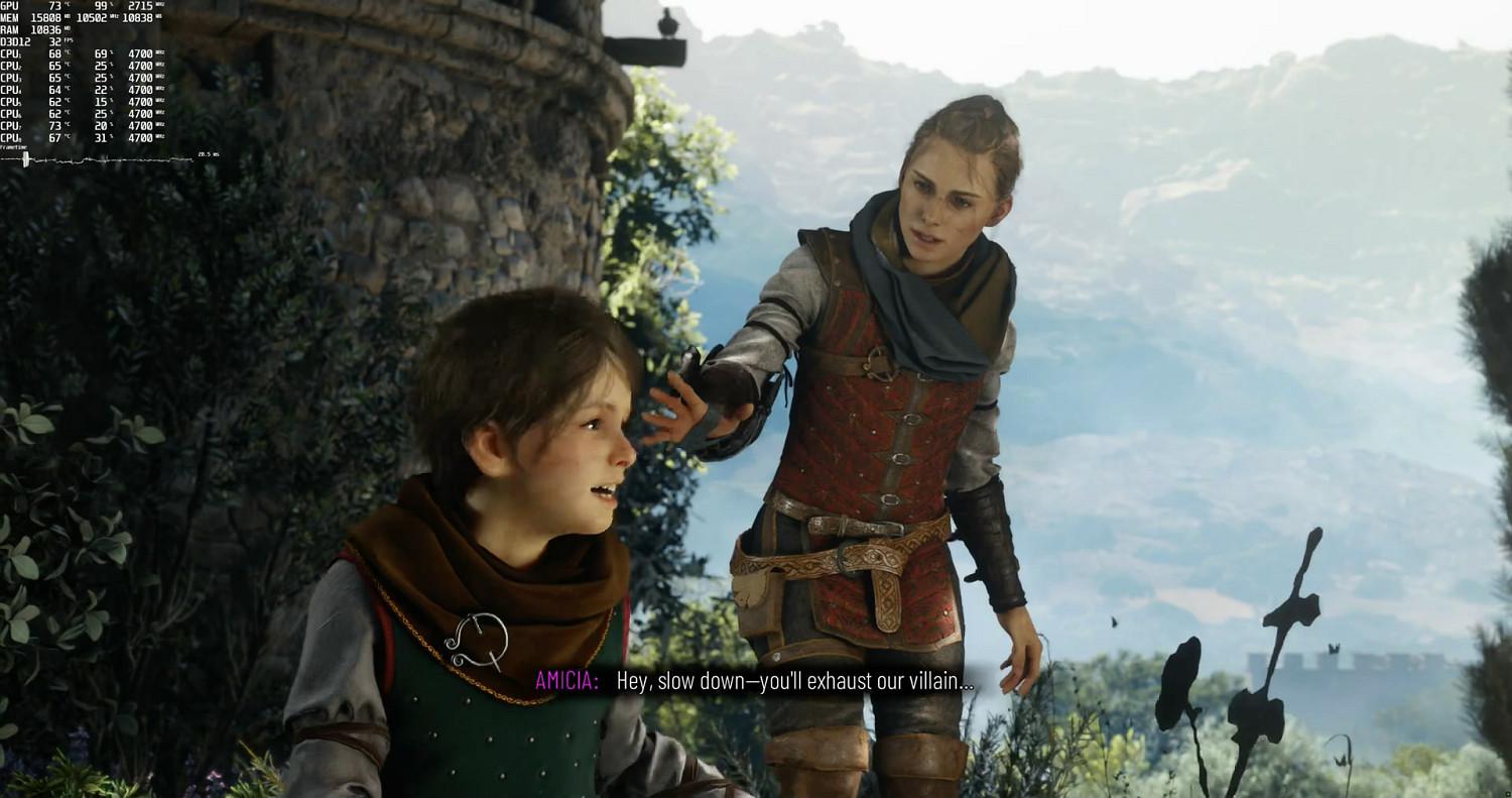 卡皇?RTX4090運行8K《瘟疫傳說:安魂曲》竟穩不住30幀 卡皇?RTX4090運行8K《瘟疫傳說:安魂曲》竟穩不住30幀