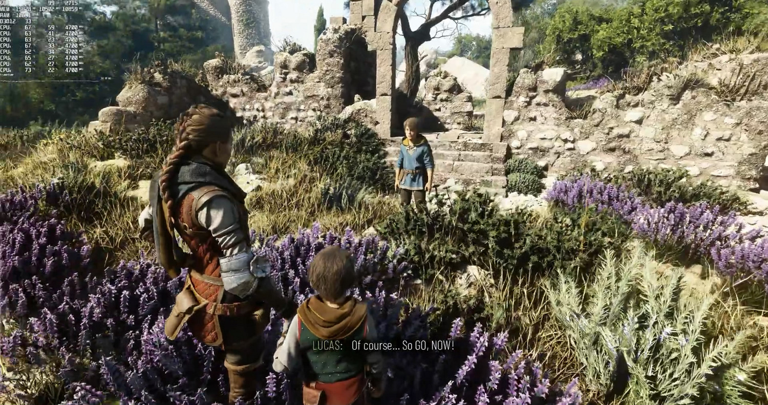 卡皇?RTX4090運行8K《瘟疫傳說:安魂曲》竟穩不住30幀 卡皇?RTX4090運行8K《瘟疫傳說:安魂曲》竟穩不住30幀