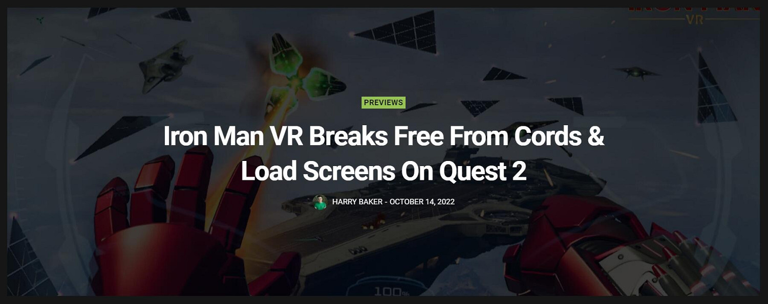 PS4機能拉胯!《鋼鐵俠VR》Quest 2版加載速度超快 PS4機能拉胯!《鋼鐵俠VR》Quest 2版加載速度超快