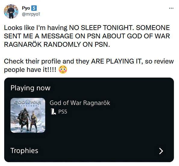 部分評測人員或已獲得《戰神：諸神黃昏》審查版本