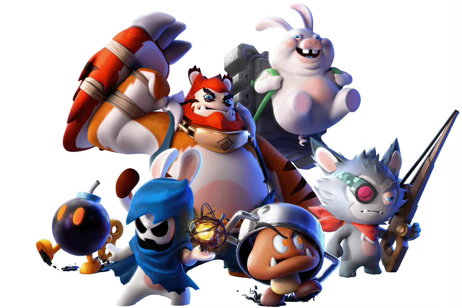 《馬裡奧瘋兔：星耀之願》反派設定圖 灰太狼亂入？