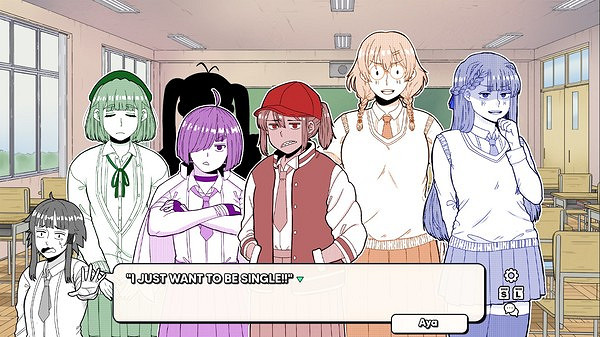 反向約會模擬《我只想單身!!》登陸Steam 試玩版開啟