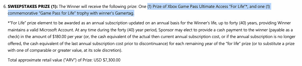 微軟舉行抽獎活動：獎品竟是“終身” Xbox Game Pass (XGP) U服務！