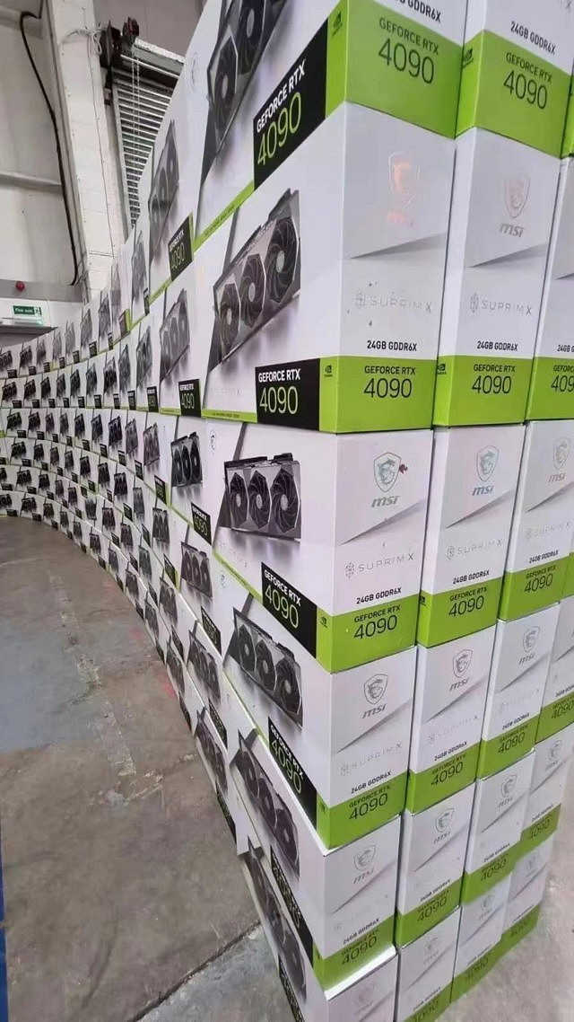 RTX4090中國黃牛加價！經銷商曬到貨圖：供貨充足！