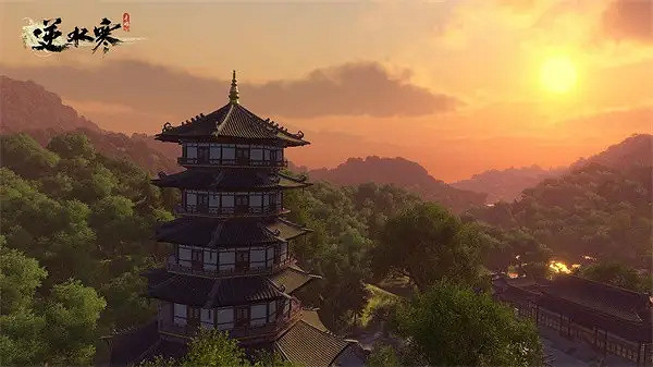 賽博桂花雨裡的水墨江南