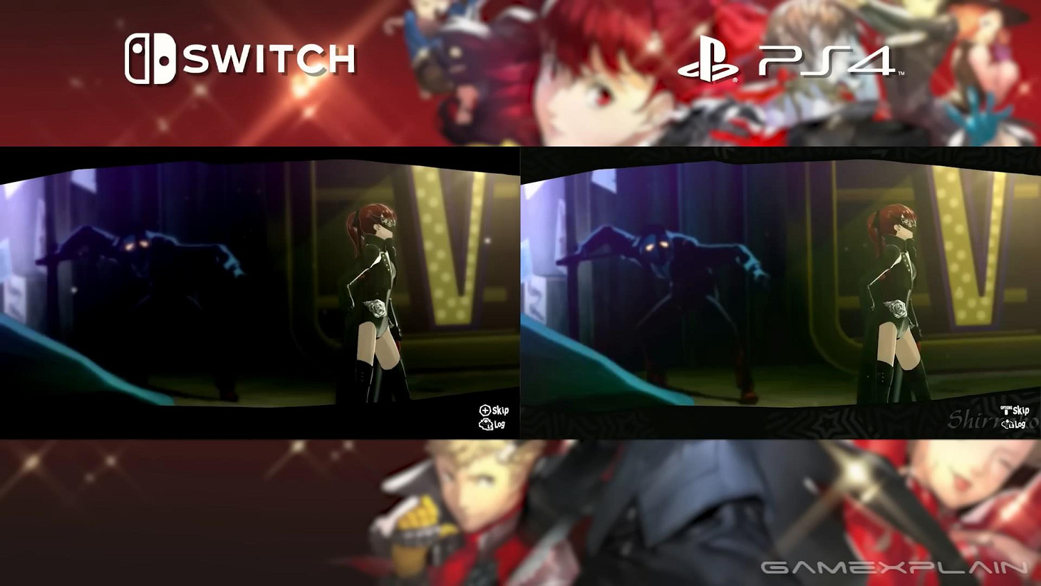 不糊!《女神異聞錄5 皇家版》PS4與Switch畫面對比 不糊!《女神異聞錄5 皇家版》PS4與Switch畫面對比
