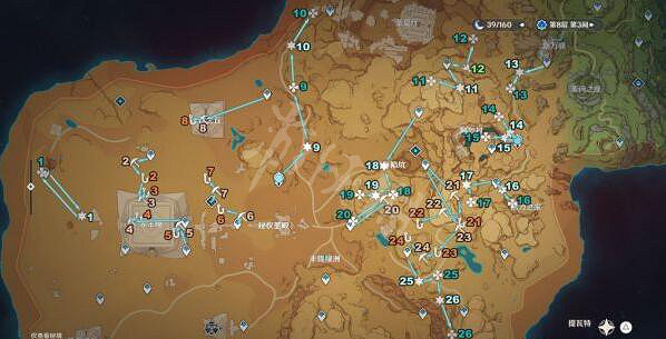 《原神》須彌仙靈多少個?須彌沙漠仙靈位置一覽 《原神》須彌仙靈多少個?須彌沙漠仙靈位置一覽