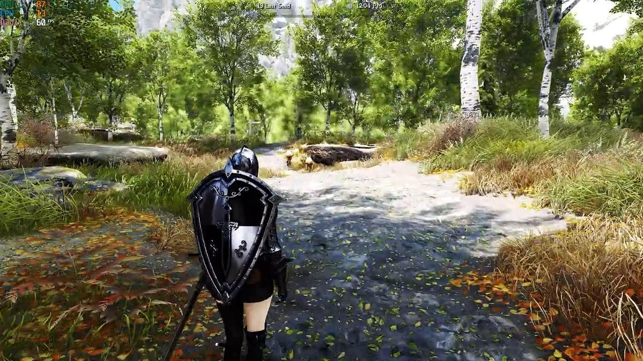 RTX4090運行《上古卷軸5》：開啟光追等，效果超驚豔