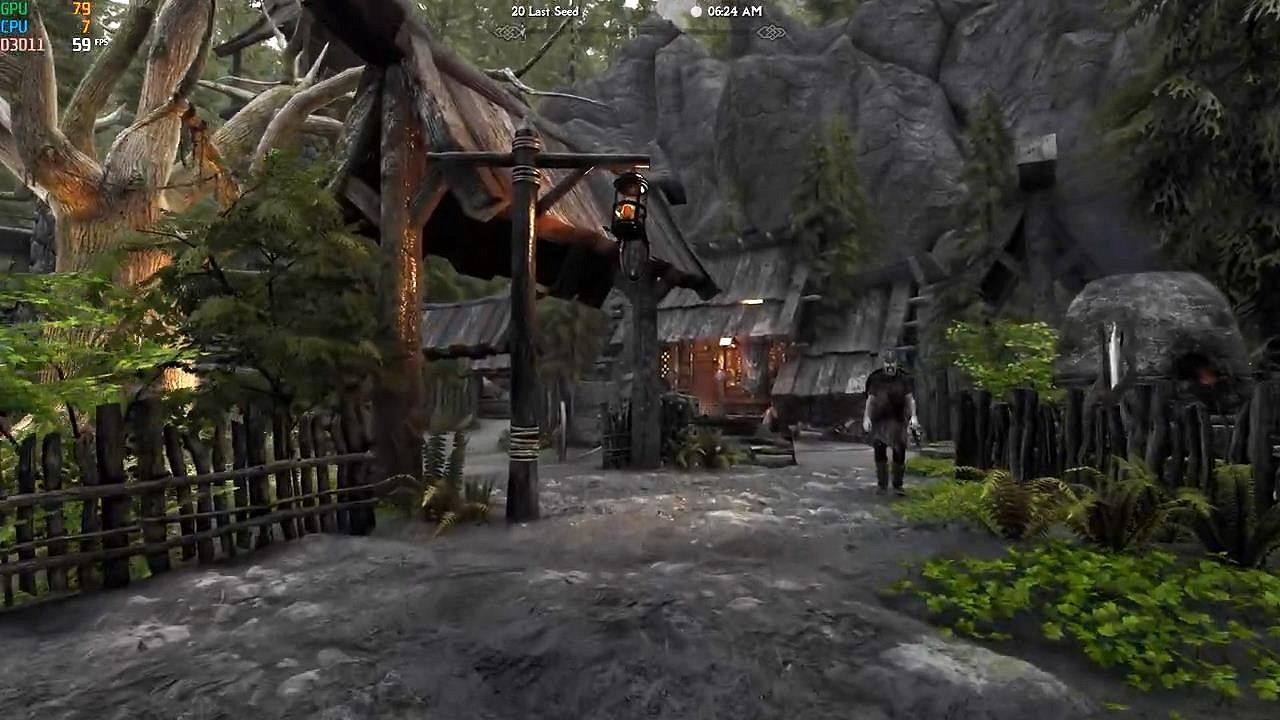 RTX4090運行《上古卷軸5》：開啟光追等，效果超驚豔