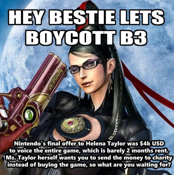 周薪4000美元的貝姐聲優,為什麽要抵制獵天使魔女3 周薪4000美元的貝姐聲優,為什麽要抵制獵天使魔女3