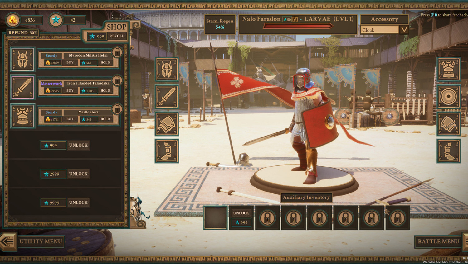 策略遊戲《We Who Are About To Die》11月16日發售 暫不支援中文 策略遊戲《We Who Are About To Die》11月16日發售 暫不支援中文